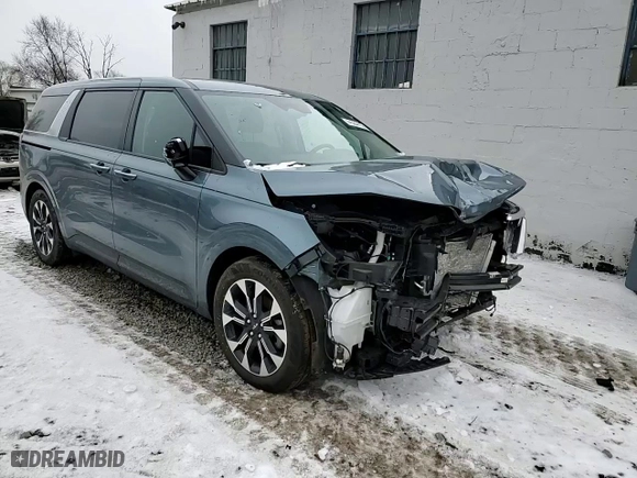 2023 Kia Carnival EX with VIN KNDNC5H35P6299999, listed as a Copart auction lot 44584415 with 21,509 mi miles and Salvage Title. Bid and sale history available at carsss.com. Image 15.