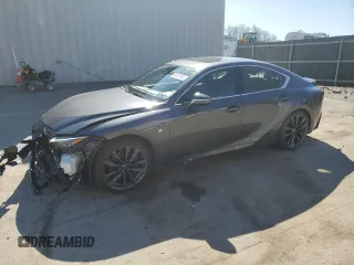 2021 Lexus IS 350 F Sport z VIN JTHGZ1E20M5020549, wystawiony jako Copart lot #53471995 z przebiegiem 38 552 mil mil oraz Szkoda całkowita • Salvage title. Historia ofert i sprzedaży dostępna na DreamBid. Obrazek 1.