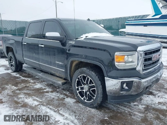 2014 GMC Sierra 1500 Denali z VIN 3GTU2WEC9EG310426, wystawiony jako IAAI lot #41616941 z przebiegiem 115 808 mil mil oraz . Historia ofert i sprzedaży dostępna na DreamBid. Obrazek 1.