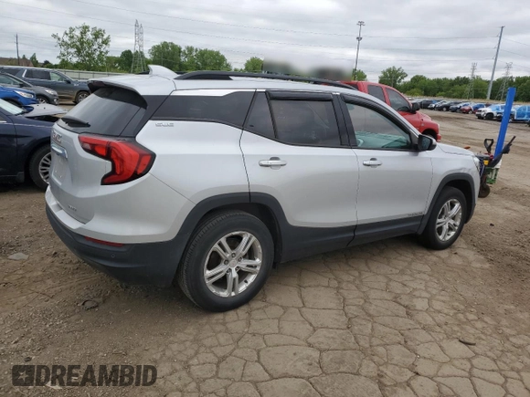 2019 GMC Terrain SLE with VIN 3GKALTEV2KL309979, listed as a Copart auction lot 58098935 with 61,783 mi miles and Clean title. Bid and sale history available at DreamBid. Image 3.