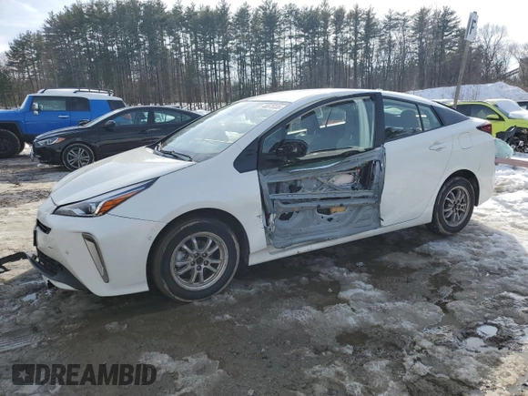 2019 Toyota Prius LE with VIN JTDL9RFUXK3006102, listed as a Copart auction lot 46575335 with 136,442 mi miles and Salvage Title. Bid and sale history available at DreamBid. Image 1.