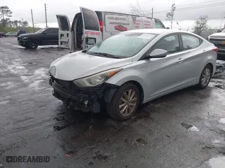 2014 Hyundai Elantra SE with VIN 5NPDH4AEXEH468372, listed as a IAAI auction lot 41850233 with 124,647 mi miles. Bid and sale history available at carsss.com. Image 18.