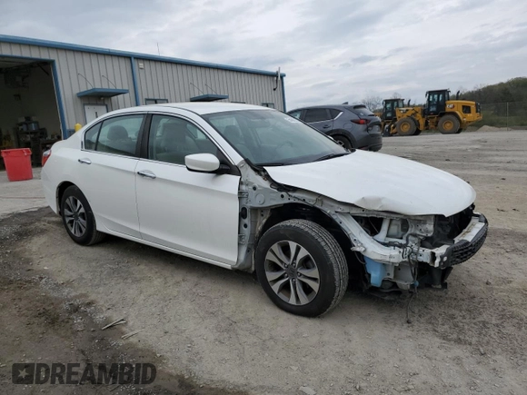 2013 Honda Accord LX z VIN 1HGCR2F31DA053498, wystawiony jako Copart lot #54862855 z przebiegiem 244 365 mil mil oraz Szkoda całkowita • Salvage title. Historia ofert i sprzedaży dostępna na DreamBid. Obrazek 4.