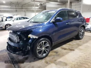 2022 Buick Encore GX Essence with VIN KL4MMFSL6NB106457, listed as a Copart auction lot 57597985 with 48,601 mi miles and Salvage title. Bid and sale history available at DreamBid. Image 1.