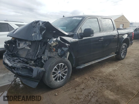 2019 Ford F-150 XL with VIN 1FTEW1EP2KFC06906, listed as a Copart auction lot 51792705 with 80,102 mi miles and Salvage title. Bid and sale history available at DreamBid. Image 1.