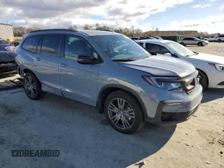 2022 Honda Pilot Sport with VIN 5FNYF6H30NB104015, listed as a Copart auction lot 80616794 with 17,647 mi miles and Clean Title. Bid and sale history available at DreamBid. Image 4.