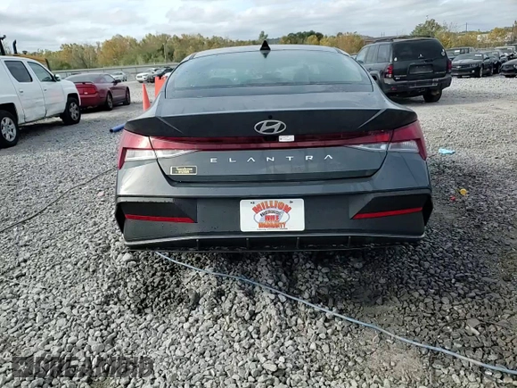 2024 Hyundai Elantra SEL with VIN KMHLM4DG8RU692932, listed as a Copart auction lot 78485454 with 5,682 mi miles and Salvage Title. Bid and sale history available at carsss.com. Image 13.