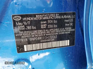 2018 Hyundai Elantra SEL with VIN 5NPD84LF1JH232063, listed as a Copart auction lot 47627694 with 192,905 mi miles and Salvage Title. Bid and sale history available at DreamBid. Image 13.