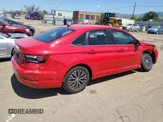 2021 Volkswagen Jetta S with VIN 3VWC57BU1MM002850, listed as a Copart auction lot 55103155 with 19,757 mi miles and Salvage title. Bid and sale history available at DreamBid. Image 3.