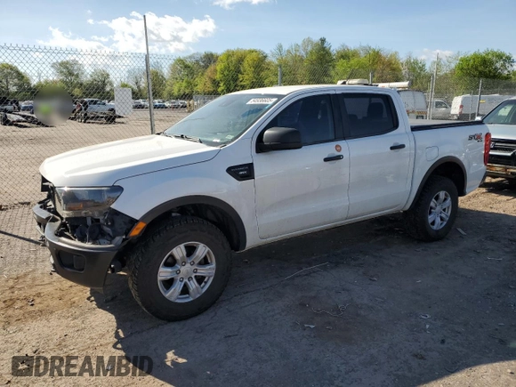 2019 Ford Ranger XL with VIN 1FTER4FH0KLA83334, listed as a Copart auction lot 54936605 with 125,153 mi miles and Clean Title. Bid and sale history available at DreamBid. Image 1.
