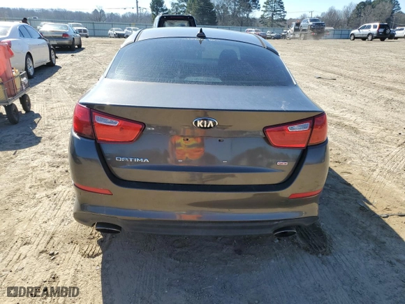 2014 Kia Optima LX with VIN 5XXGM4A74EG317520, listed as a Copart auction lot 46420135 with 171,161 mi miles and Salvage Title. Bid and sale history available at carsss.com. Image 6.