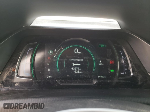 2022 Hyundai Ioniq SE with VIN KMHC75LC4NU275748, listed as a Copart auction lot 82028704 with 54,800 mi miles and Salvage title. Bid and sale history available at DreamBid. Image 9.