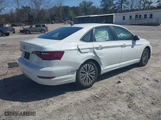 2020 Volkswagen Jetta S with VIN 3VWCB7BU7LM017599, listed as a IAAI auction lot 41753115 with 45,412 mi miles. Bid and sale history available at carsss.com. Image 4.
