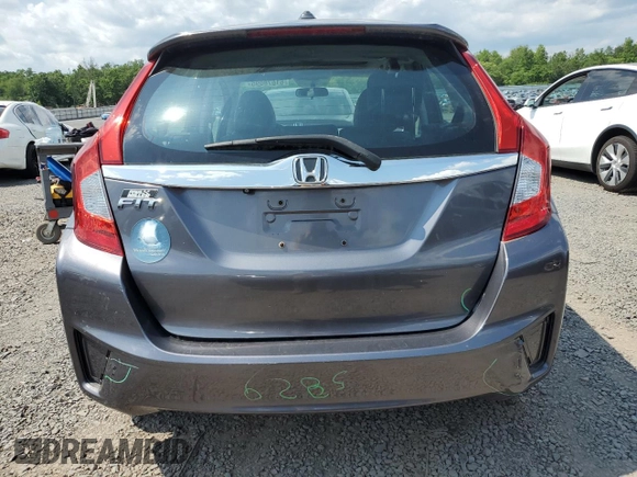 2017 Honda Fit EX-L with VIN 3HGGK5H98HM703123, listed as a Copart auction lot 61678095 with 25,714 mi miles and Salvage title. Bid and sale history available at DreamBid. Image 6.