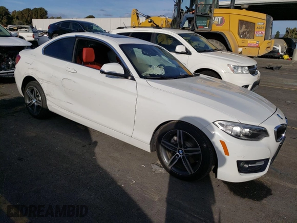 2017 BMW 2 Series 230i with VIN WBA2F9C52HV664251, listed as a Copart auction lot 78553163 with 76,528 mi miles. Bid and sale history available at carsss.com. Image 4.