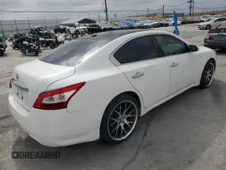 2009 Nissan Maxima SV with VIN 1N4AA51E69C809139, listed as a Copart auction lot 53791545 with 141,482 mi miles and Salvage Title. Bid and sale history available at DreamBid. Image 3.