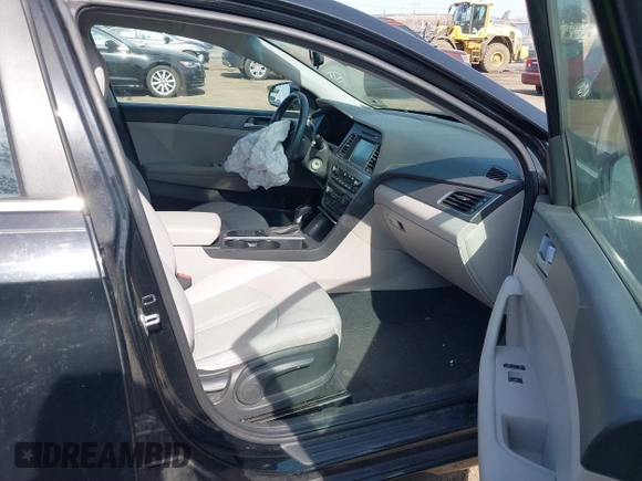 2017 Hyundai Sonata 2.4L with VIN 5NPE24AF5HH554112, listed as a IAAI auction lot 41783014 with 86,827 mi miles. Bid and sale history available at carsss.com. Image 5.