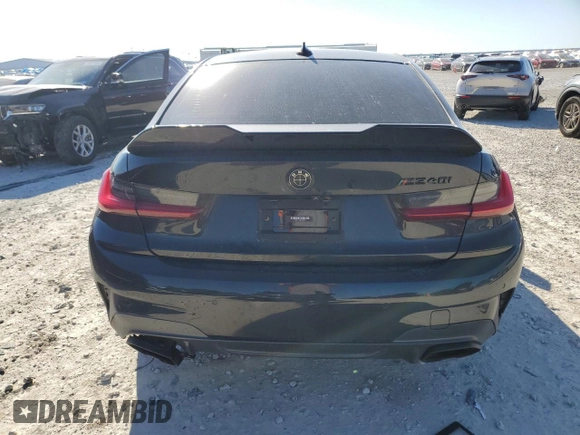 2021 BMW 3 Series M340i with VIN 3MW5U7J03M8C02731, listed as a Copart auction lot 46422465 with 0 mi miles and Salvage Title. Bid and sale history available at carsss.com. Image 6.