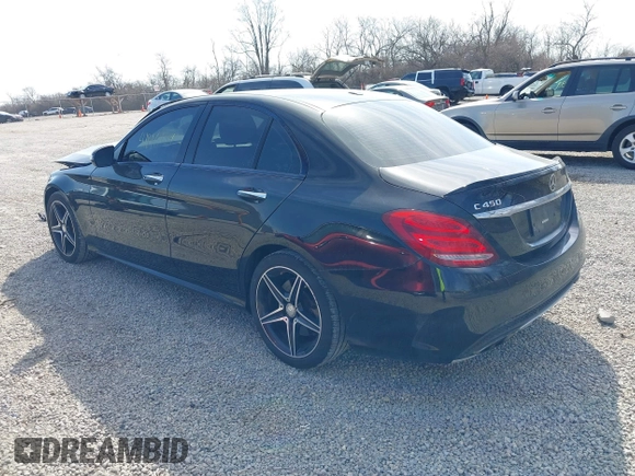2016 Mercedes-Benz C 450 AMG with VIN 55SWF6EB7GU132155, listed as a IAAI auction lot 41810134 with 108,797 mi miles and . Bid and sale history available at carsss.com. Image 3.