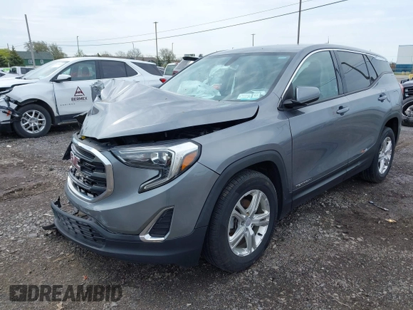 2019 GMC Terrain SLE with VIN 3GKALMEV1KL222743, listed as a IAAI auction lot 42161700 with 120,939 mi miles and . Bid and sale history available at DreamBid. Image 16.