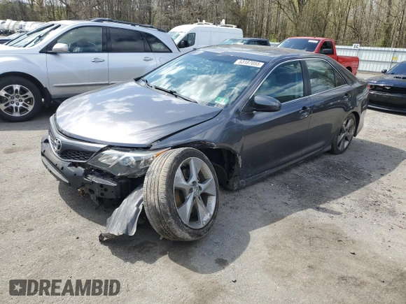 2014 Toyota Camry L with VIN 4T1BF1FK6EU466436, listed as a Copart auction lot 53187055 with 127,240 mi miles and Salvage Title. Bid and sale history available at DreamBid. Image 1.