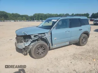 2021 Ford Bronco Sport Big Bend with VIN 3FMCR9B68MRA77547, listed as a Copart auction lot 61776105 with 60,676 mi miles and Salvage title. Bid and sale history available at DreamBid. Image 1.