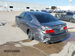 2014 Honda Accord Sport with VIN 1HGCR2F55EA083915, listed as a IAAI auction lot 41808126 with 148,174 mi miles and . Bid and sale history available at carsss.com. Image 3.