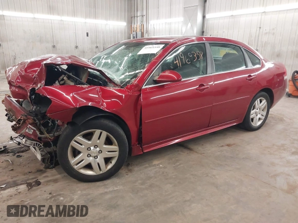 2014 Chevrolet Impala LT with VIN 2G1WB5E36E1133855, listed as a IAAI auction lot 41969358 with 148,897 mi miles and . Bid and sale history available at DreamBid. Image 18.
