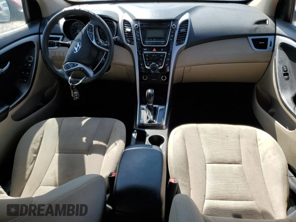 2013 Hyundai Elantra GT with VIN KMHD35LE8DU033447, listed as a Copart auction lot 74469134 with 0 mi miles and Salvage Title. Bid and sale history available at carsss.com. Image 8.