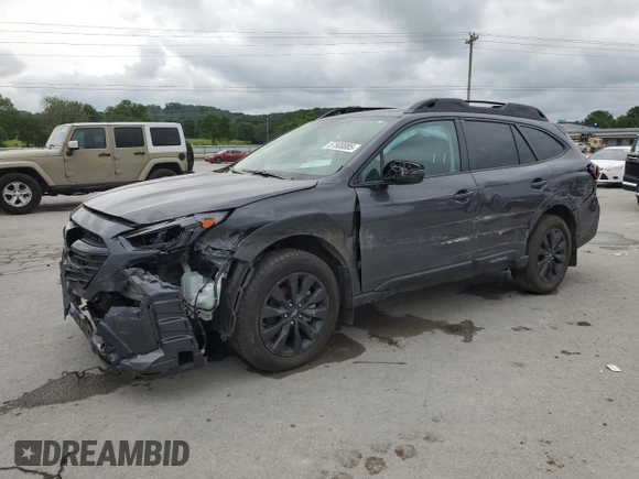 2024 Subaru Outback Onyx XT with VIN 4S4BTGLDXR3127482, listed as a Copart auction lot 57500085 with 20,556 mi miles and Salvage title. Bid and sale history available at DreamBid. Image 1.
