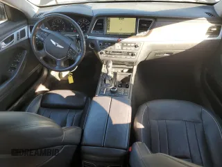 2015 Hyundai Genesis 3.8L with VIN KMHGN4JE9FU015398, listed as a Copart auction lot 47484215 with 124,873 mi miles and Clean Title. Bid and sale history available at carsss.com. Image 8.