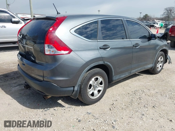 2013 Honda CR-V LX with VIN 5J6RM3H31DL001507, listed as a IAAI auction lot 41893759 with 74,315 mi miles. Bid and sale history available at carsss.com. Image 4.