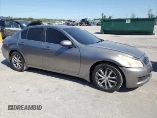 2007 Infiniti G35 Sedan G35x with VIN JNKBV61F37M816881, listed as a Copart auction lot 52777285 with 0 mi miles and Salvage Title. Bid and sale history available at carsss.com. Image 4.