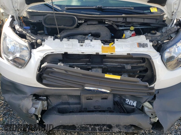 2018 Ford Transit XL with VIN 1FMZK1CM1JKB41666, listed as a Copart auction lot 74843154 with 26,405 mi miles and Salvage title. Bid and sale history available at DreamBid. Image 12.