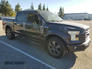 2015 Ford F-150 XLT with VIN 1FTEW1EP9FKE90564, listed as a Copart auction lot 50532105 with 123,494 mi miles and Salvage title. Bid and sale history available at DreamBid. Image 4.
