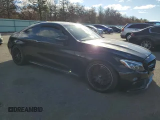 2017 Mercedes-Benz C 63 S AMG with VIN WDDWJ8HB9HF482199, listed as a Copart auction lot 80140554 with 36,010 mi miles and Salvage Title. Bid and sale history available at carsss.com. Image 4.