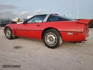 1987 Chevrolet Corvette with VIN 1G1YY2189H5109592, listed as a Copart auction lot 86312374 with 91,261 mi miles and Clean Title. Bid and sale history available at carsss.com. Image 2.