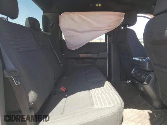 2023 Ford F-150 XL with VIN 1FTEW1EP4PKD83469, listed as a Copart auction lot 53099625 with 45,744 mi miles and Salvage title. Bid and sale history available at DreamBid. Image 10.