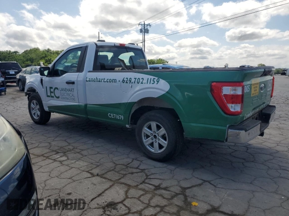 2021 Ford F-150 XL с VIN 1FTMF1CB7MKD44342, выставлен на аукционе Copart как лот 56133245 с пробегом 107 026 миль миль и Списание • Salvage title. История ставок и продаж доступна на DreamBid. Изображение 2.