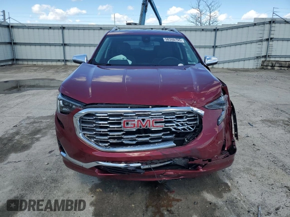 2018 GMC Terrain Denali with VIN 3GKALXEX1JL170791, listed as a Copart auction lot 50340795 with 31,993 mi miles and Salvage title. Bid and sale history available at DreamBid. Image 5.