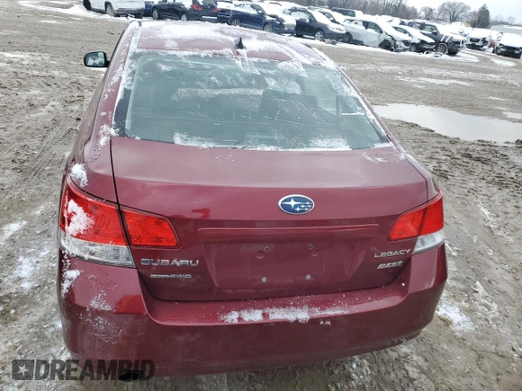 2011 Subaru Legacy Limited with VIN 4S3BMBJ67B3248730, listed as a Copart auction lot 87197964 with 170,800 mi miles and Clean title. Bid and sale history available at DreamBid. Image 6.
