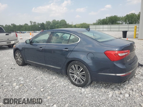2014 Kia Cadenza Premium z VIN KNALN4D70E5167401, wystawiony jako Copart lot #59879075 z przebiegiem 130 894 mil mil oraz Czysty tytuł • Clean title. Historia ofert i sprzedaży dostępna na DreamBid. Obrazek 2.