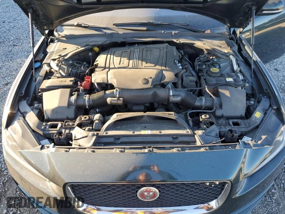 2017 Jaguar XE 35t Premium with VIN SAJAJ4BVXHCP10634, listed as a Copart auction lot 82290044 with 87,410 mi miles and Salvage Title. Bid and sale history available at carsss.com. Image 11.