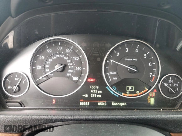 2014 BMW 3 Series 328i xDrive with VIN WBA3G7C51EKN36005, listed as a Copart auction lot 51489485 with 96,688 mi miles and Salvage Title. Bid and sale history available at carsss.com. Image 9.