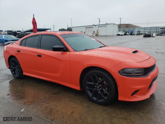 2019 Dodge Charger GT with VIN 2C3CDXHG3KH658782, listed as a Copart auction lot 43226675 with 144,364 mi miles and Salvage Title. Bid and sale history available at carsss.com. Image 4.