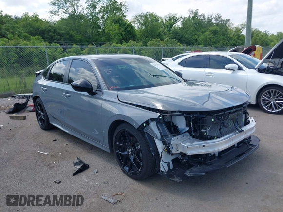 2025 Honda Civic Sport with VIN 2HGFE2F54SH564003, listed as a IAAI auction lot 42123436 with 7,042 mi miles and . Bid and sale history available at DreamBid. Image 1.