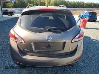 2014 Nissan Murano SV with VIN JN8AZ1MU3EW410152, listed as a Copart auction lot 52364445 with 138,198 mi miles and Salvage Title. Bid and sale history available at carsss.com. Image 6.