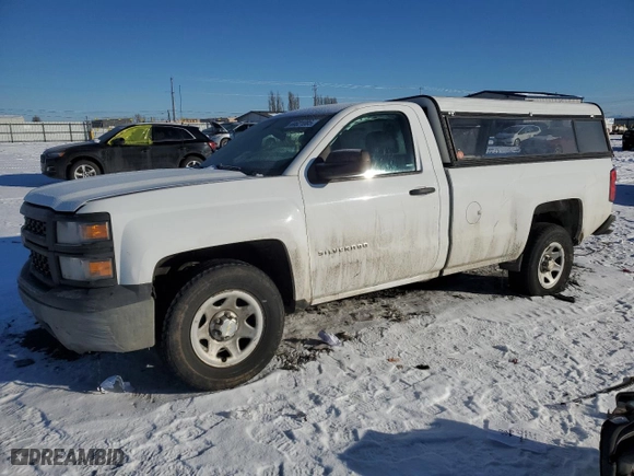 2015 Chevrolet Silverado 1500 Work Truck with VIN 1GCNCPEH3FZ424197, listed as a Copart auction lot 44621085 with 143,972 mi miles and Salvage Title. Bid and sale history available at carsss.com. Image 1.