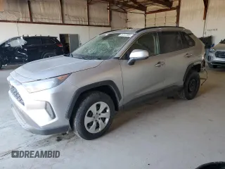 2019 Toyota RAV4 LE with VIN JTMG1RFV2KJ021318, listed as a Copart auction lot 46107385 with 57,863 mi miles and Salvage title. Bid and sale history available at DreamBid. Image 1.