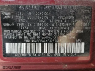2014 Subaru Outback 2.5i with VIN 4S4BRBACXE3289585, listed as a Copart auction lot 53104595 with 103,242 mi miles and Salvage Title. Bid and sale history available at carsss.com. Image 13.